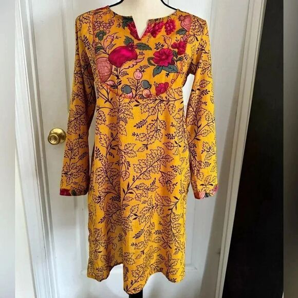 GENERATION PAKISTANI AUTHENTIC DESIGNER KURTA FLORAL DRESS - Picture 2 of 5